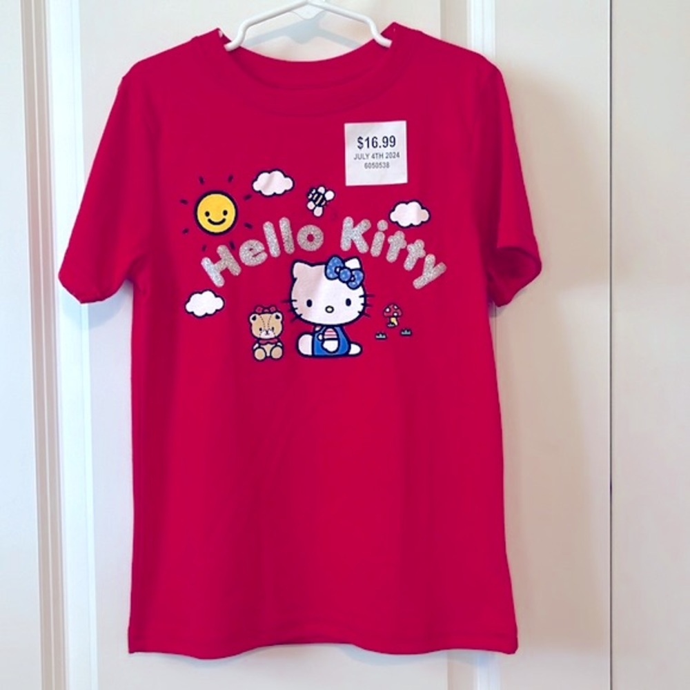 Hello Kitty kids tee, size XS, NWT.
